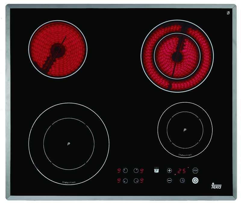 Teka IR 624 Ankastre Elektrikli �ndiksiyonlu Cam Seramik Ocak 